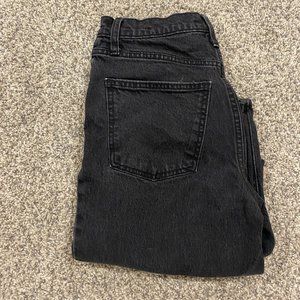 Wide Leg Retro Black Universal Thread Jeans 27R